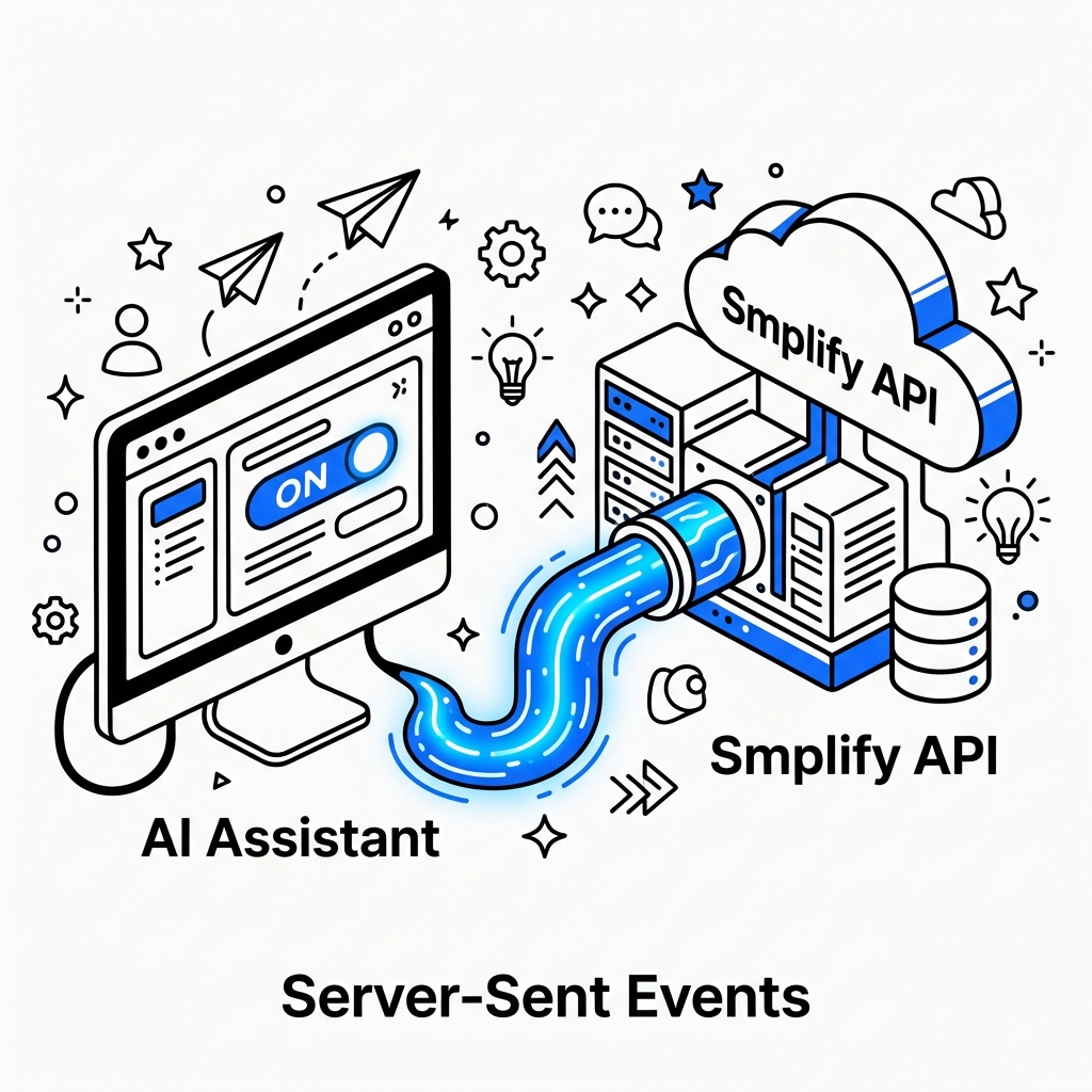 Black and white illustration representing architecture and system design